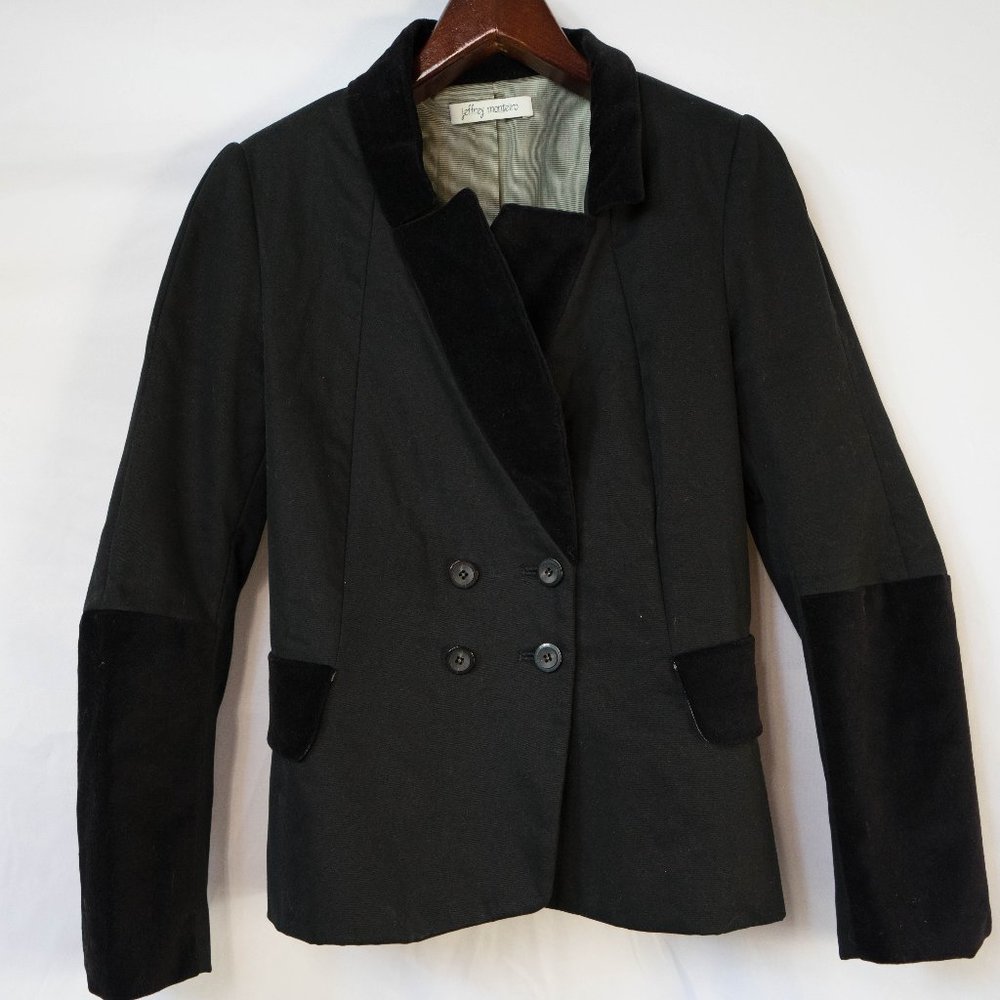 Jeffrey Monteiro black blazer size 8